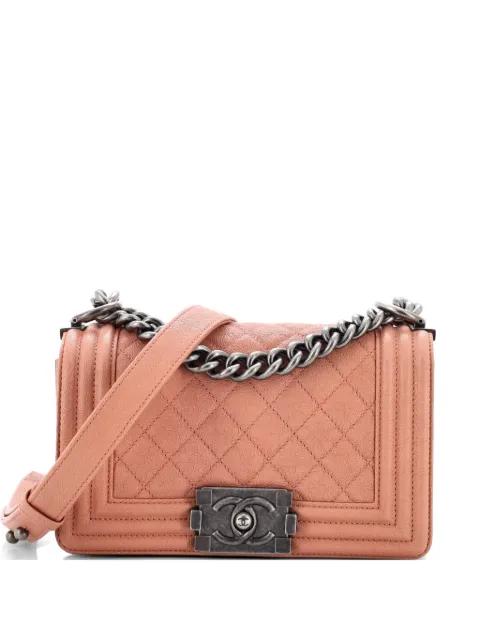 Boy Flap Bag Quilted Caviar Small crossbody bag by CHANEL 