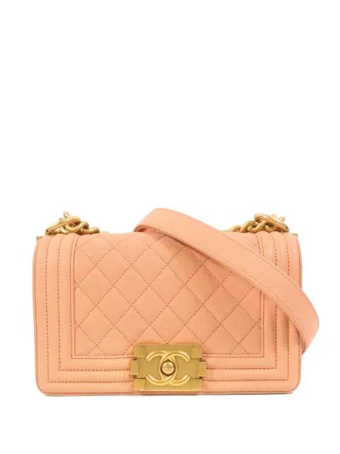 Boy quilted shoulder bag by CHANEL 