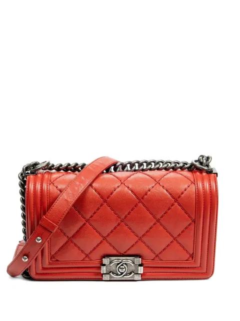 Boy quilted shoulder bag by CHANEL 