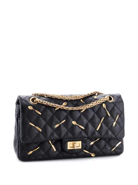Brasserie Charms Reissue 2.55 Flap Bag Quilted Calfskin 225 shoulder bag by CHANEL Brasserie Charms Reissue 2.55 Flap Bag Quilted Calfskin 225 shoulder bag by CHANEL