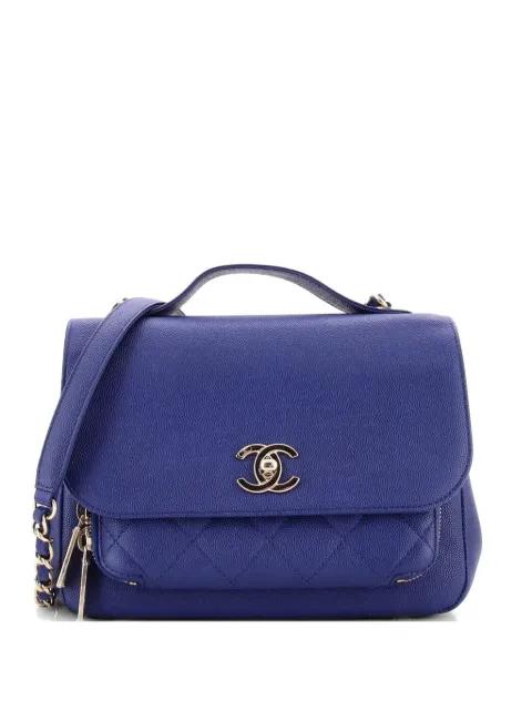 Business Affinity Flap Bag Quilted Caviar Small shoulder bag by CHANEL 