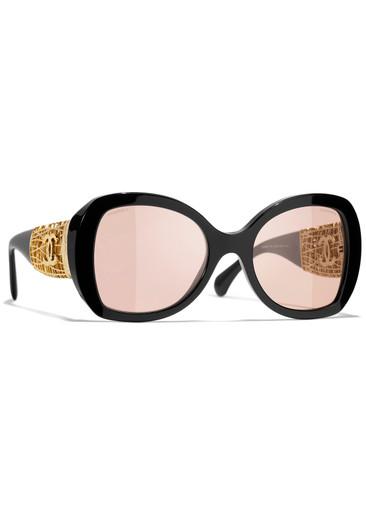 Butterfly-frame sunglasses by CHANEL