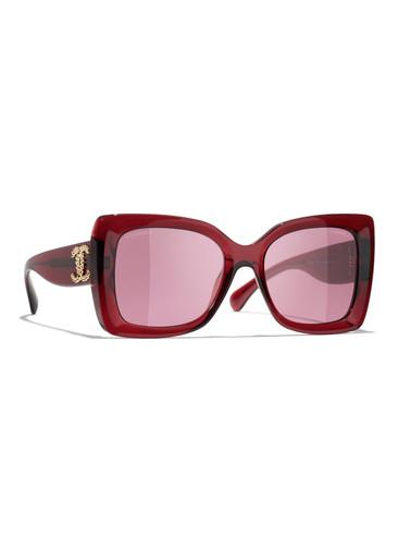 Butterfly-frame sunglasses by CHANEL