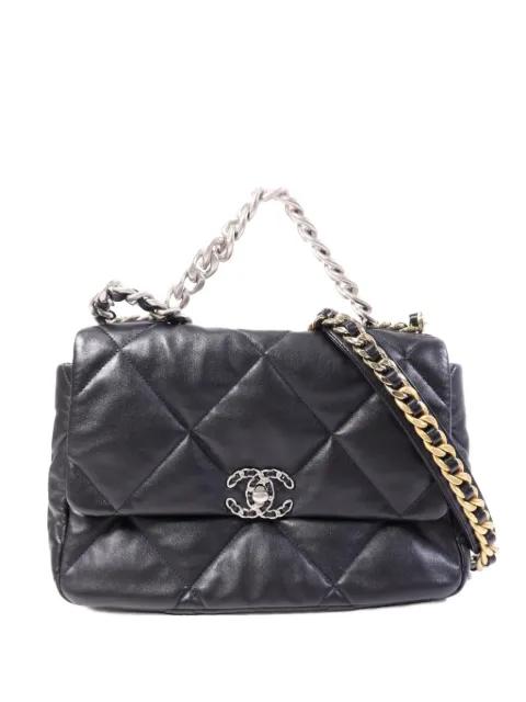 C19 quilted tote bag by CHANEL 