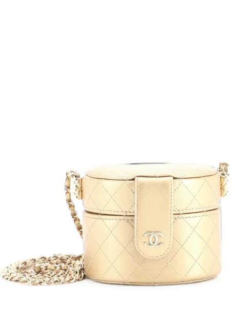 CC Allure Vanity Case with Chain Quilted Lambskin Mini crossbody bag by CHANEL 