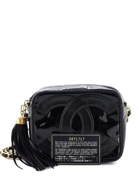 CC Camera Bag Patent Mini crossbody bag by CHANEL 