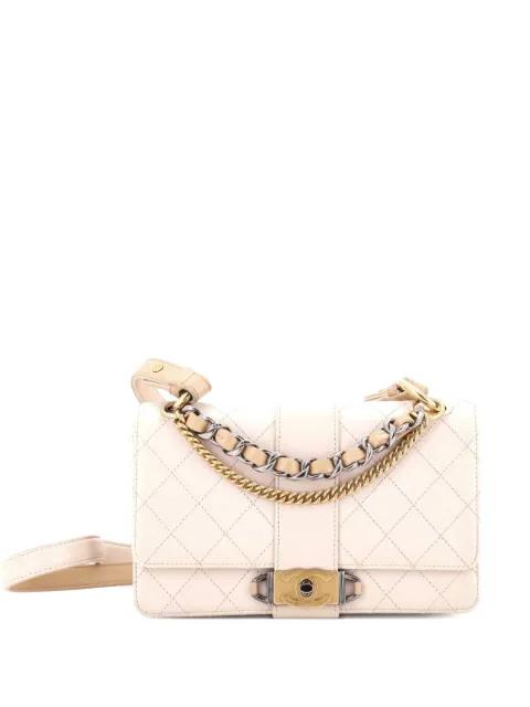 CC Chain Flap Quilted Calfskin Small shoulder bag by CHANEL 