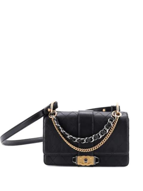 CC Chain Flap Quilted Calfskin Small shoulder bag by CHANEL 