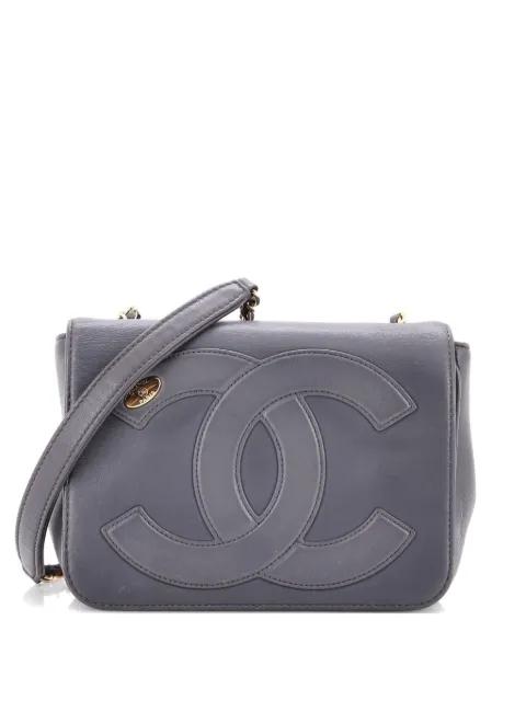 CC Mania Flap Bag Lambskin Small shoulder bag by CHANEL 