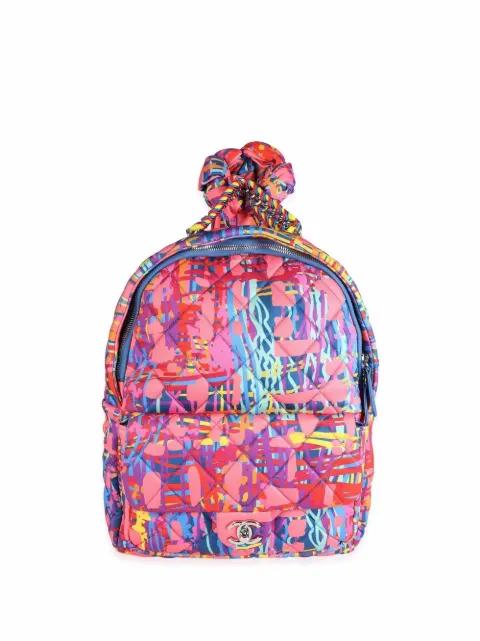 CC diamond-quilted backpack by CHANEL 