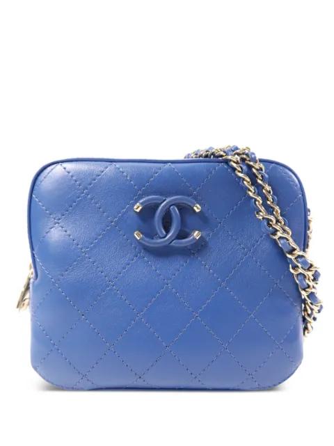 CC diamond-quilted camera bag by CHANEL 