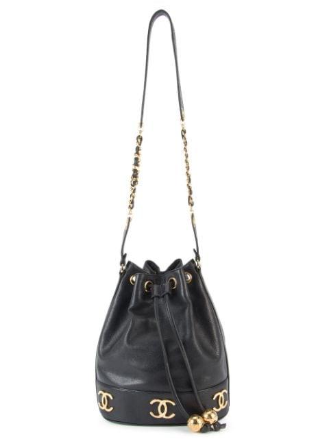 CC drawstring bucket bag by CHANEL 