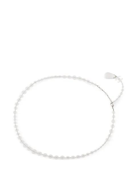 CC-logo charm adjustable belt and necklace by CHANEL 