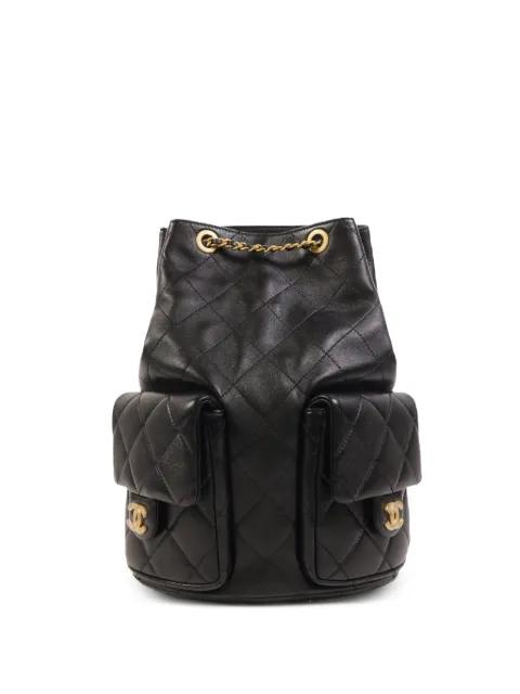 CC quilted backpack by CHANEL 