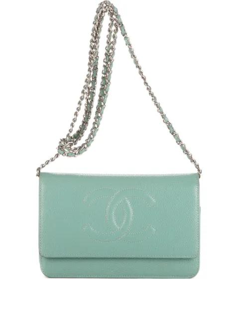 Caviar chain-strap shoulder bag by CHANEL 