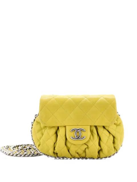 Chain Around Flap Bag Quilted Leather Small shoulder bag by CHANEL Chain Around Flap Bag Quilted Leather Small shoulder bag by CHANEL