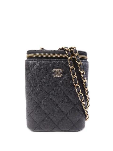 Classic CC diamond-quilt shoulder bag by CHANEL 