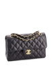 Classic Double Flap Bag Quilted Caviar Small shoulder bag by CHANEL Classic Double Flap Bag Quilted Caviar Small shoulder bag by CHANEL