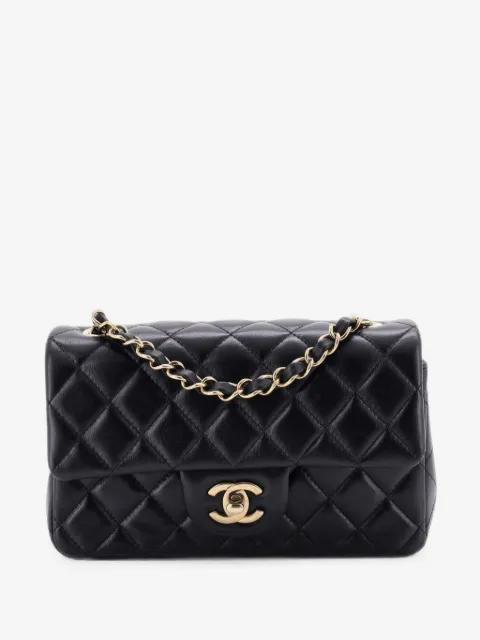 Classic Single Flap Bag Quilted Lambskin Mini crossbody bag by CHANEL 