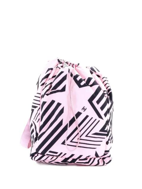 Coco Beach Printed Nylon backpack by CHANEL 