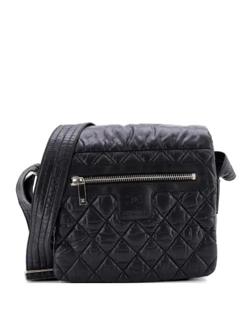 Coco Cocoon Messenger Bag Quilted Nylon Medium crossbody bag by CHANEL 