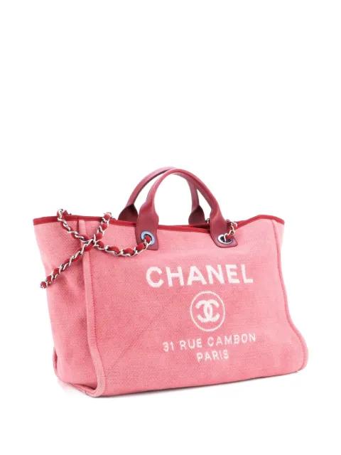 Deauville Canvas Medium tote bag by CHANEL 