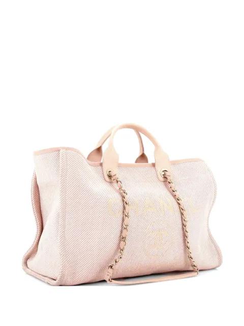 Deauville Mixed Fibers Large tote bag by CHANEL 