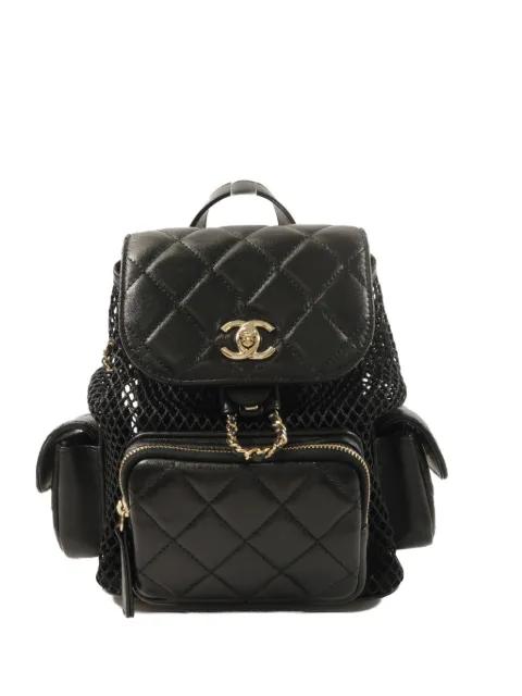 Duma leather backpack by CHANEL 