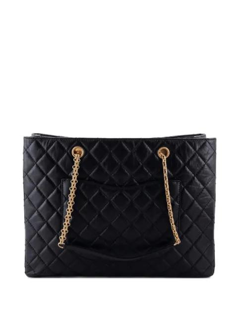 Front Pocket Reissue 2.55 Tote Quilted Aged Calfskin shoulder bag by CHANEL 