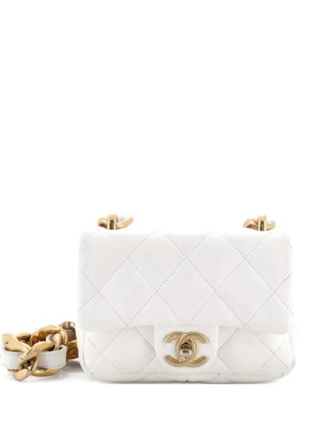 Funky Town Flap Bag Quilted Lambskin Mini shoulder bag by CHANEL 