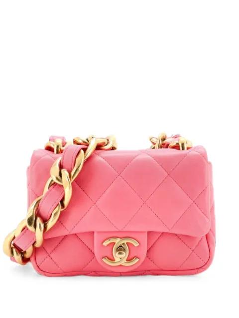 Funky Town Flap Bag Quilted Lambskin Mini shoulder bag by CHANEL 