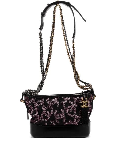 Gabrielle sequin-embellished chain shoulder bag by CHANEL 
