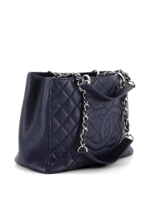 Grand Shopping Quilted Caviar tote bag by CHANEL 