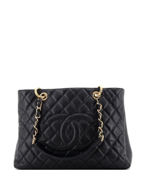Grand Shopping Quilted Caviar tote bag by CHANEL 