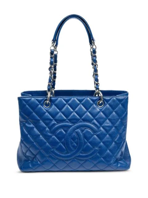 Grand Shopping caviar-leather shoulder bag by CHANEL 