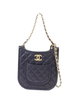 Hobo CC quilted shoulder bag by CHANEL 