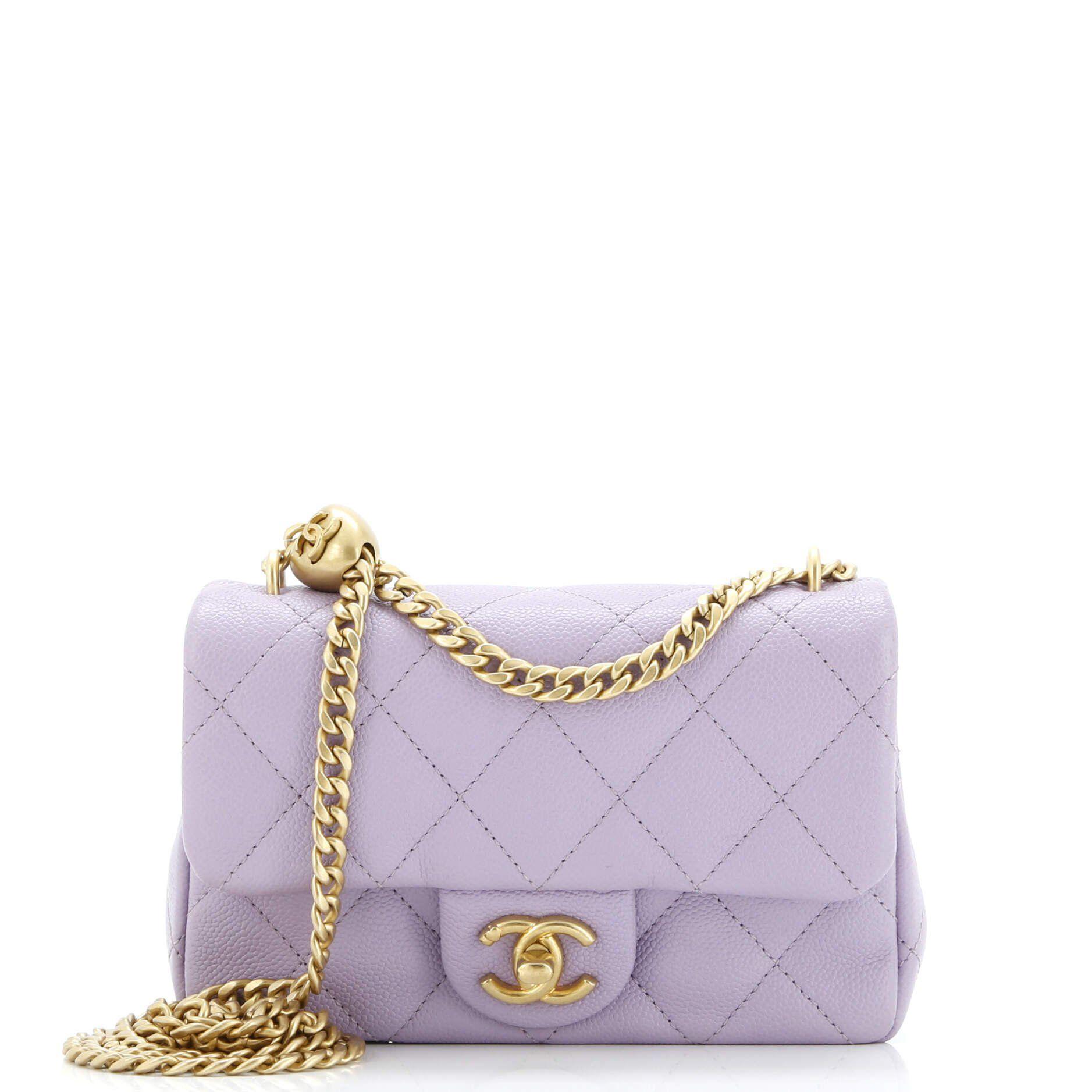 Leather crossbody bag by CHANEL