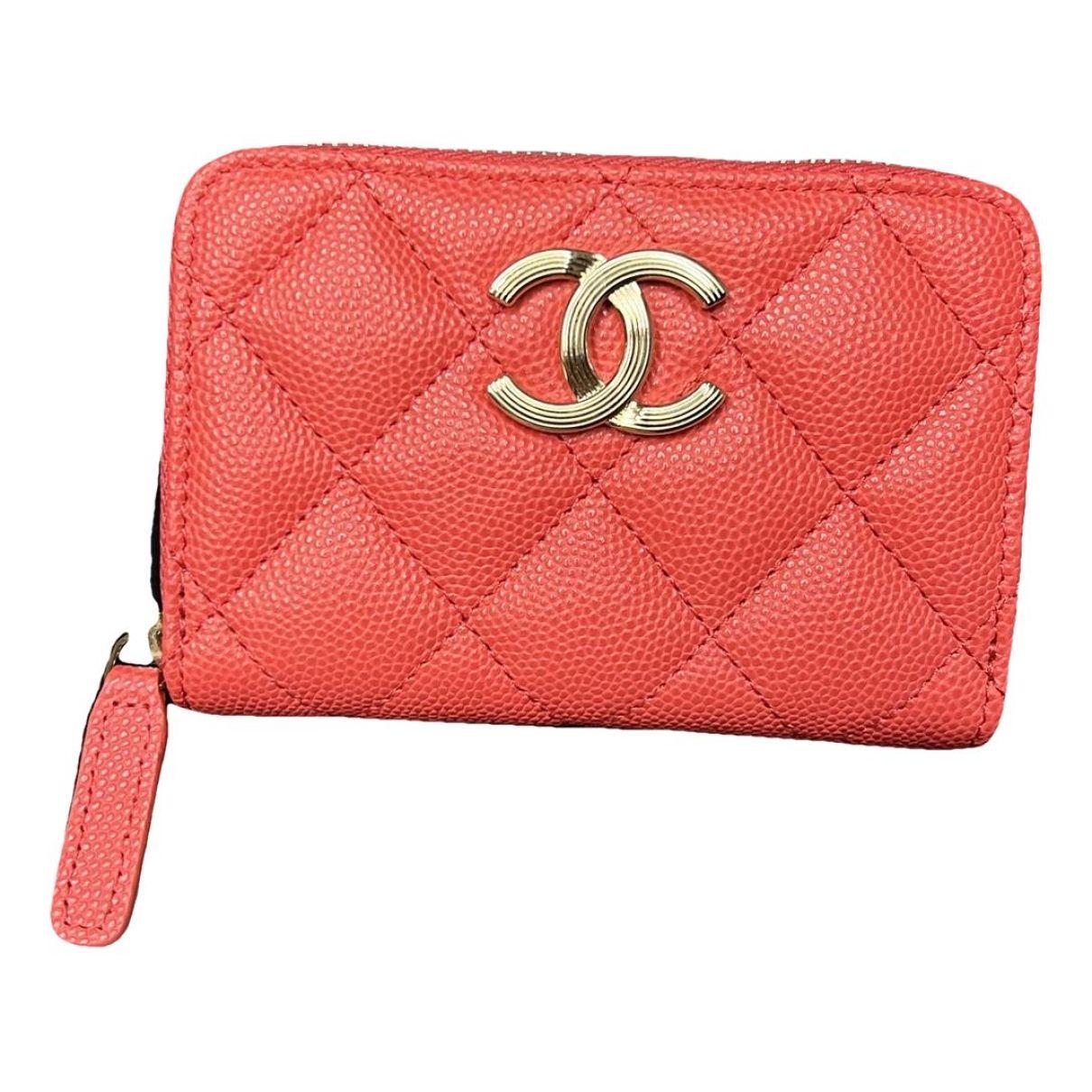 Leather wallet by CHANEL