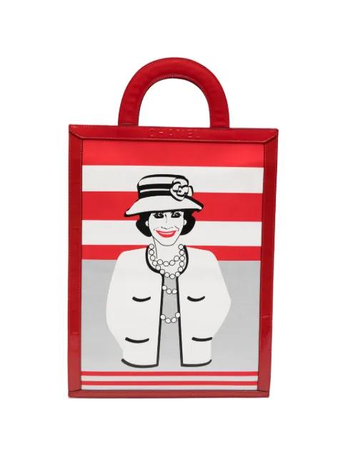 Mademoiselle leather tote bag by CHANEL 