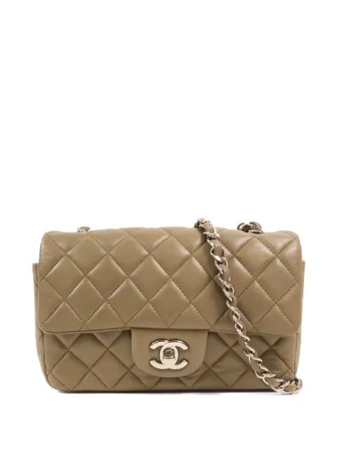 Mini Classic quilted shoulder bag by CHANEL 