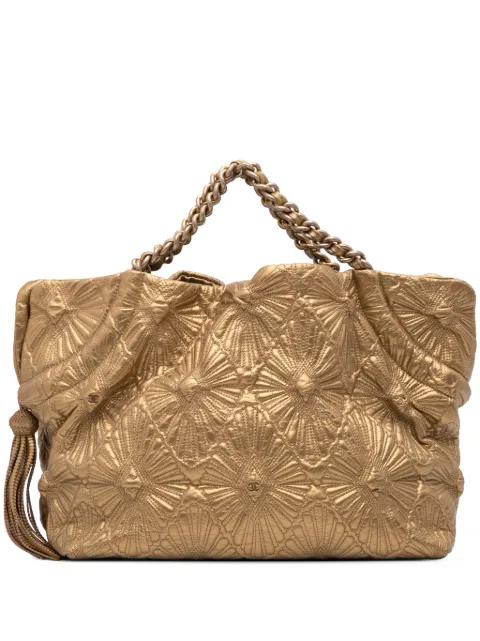 2009-2010 Quilted Calfskin Ca D'Oro tote bag by CHANEL PRE-OWNED
