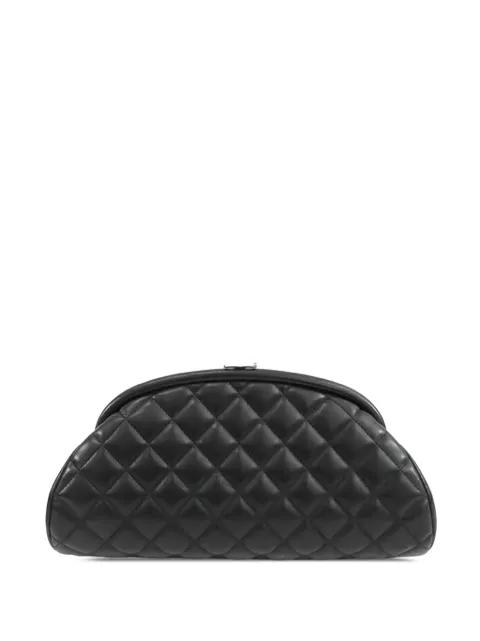 2010-2011 Quilted Lambskin Frame clutch bag by CHANEL PRE-OWNED 2010-2011 Quilted Lambskin Frame clutch bag by CHANEL PRE-OWNED