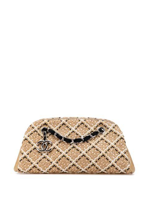 2011 Small Patent Stitch Just Mademoiselle Bowling Bag handbag by CHANEL PRE-OWNED 2011 Small Patent Stitch Just Mademoiselle Bowling Bag handbag by CHANEL PRE-OWNED
