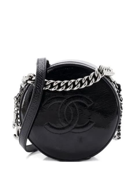 Round as Earth Patent crossbody bag by CHANEL 