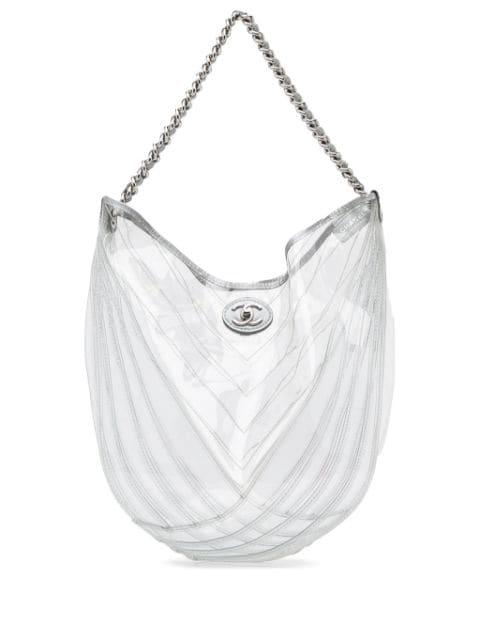 Runway Line Teardrop bucket bag by CHANEL 