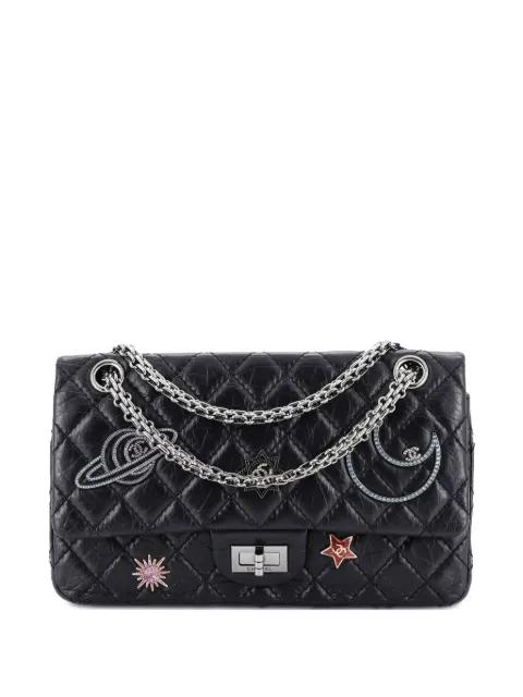 Space Charms Reissue 2.55 Flap Bag Quilted Aged Calfskin 225 shoulder bag by CHANEL 
