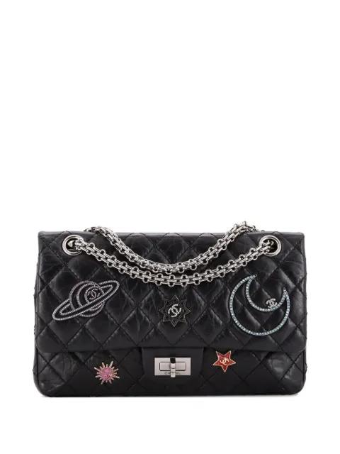 Space Charms Reissue 2.55 Flap Bag Quilted Aged Calfskin 225 shoulder bag by CHANEL 