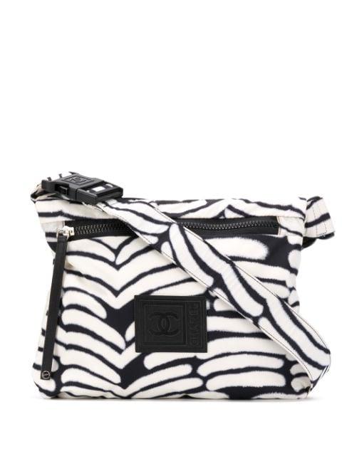 Sports Line abstract print shoulder bag by CHANEL 