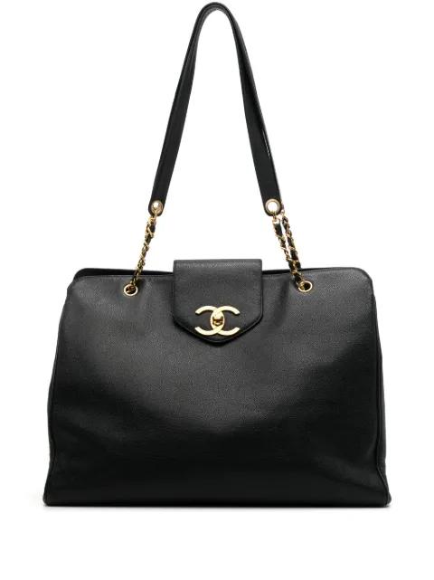 Supermodel leather tote bag by CHANEL 