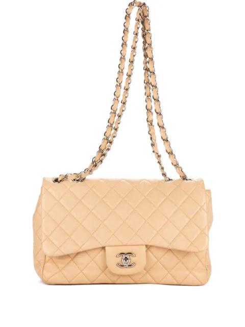 Timeless Flap Jumbo shoulder bag by CHANEL 